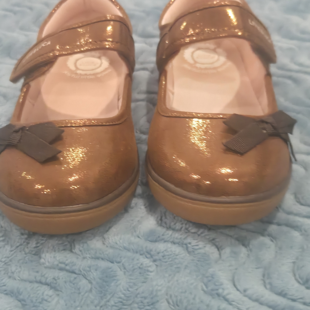 Livie & Luca Shimmering Brown Mary Jane Shoes